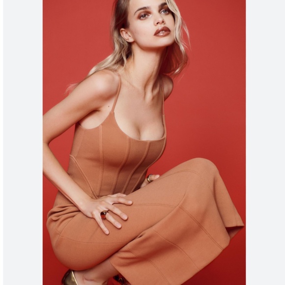 Brand New MISHA SLIM CORSET SLEEVELESS DRESS - Picture 3 of 12